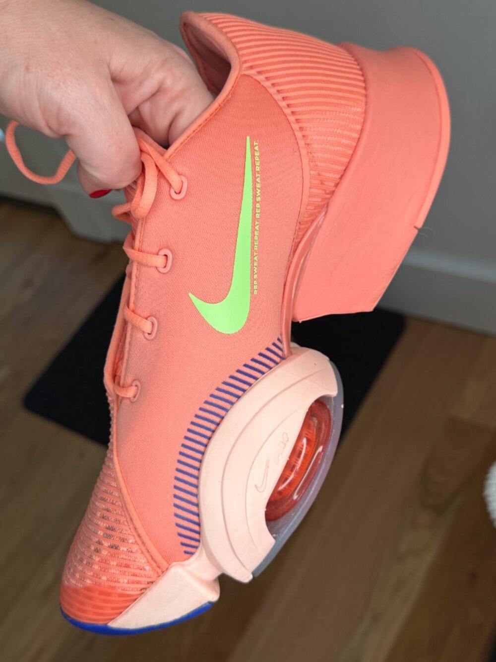 Nike Air Zoom SuperRep 2  Women's Training Sneakers - Coral - Picture 5 of 8